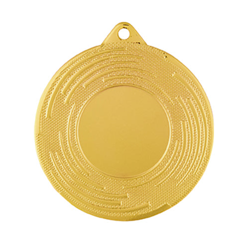 BS..75C Medaglia rotonda personalizzabile, in ferro, diametro 50 mm