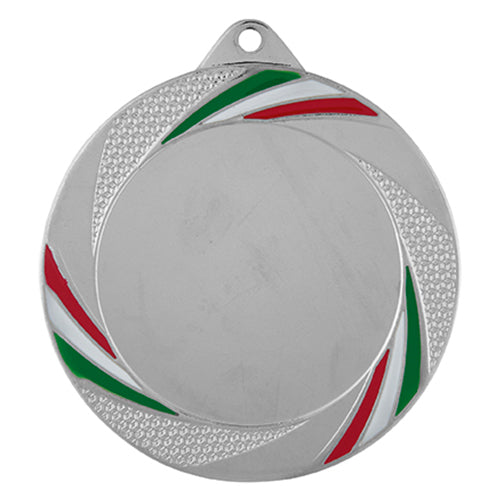 BS..61E Medaglia rotonda personalizzabile, in ferro, diametro 70 mm