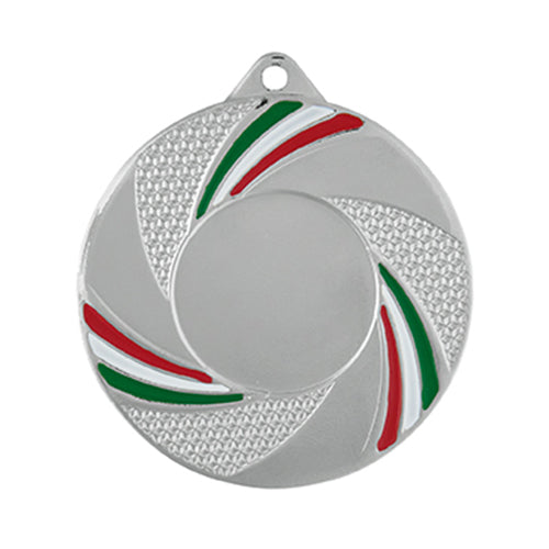 BS..62C Medaglia rotonda personalizzabile, in ferro, diametro 50 mm