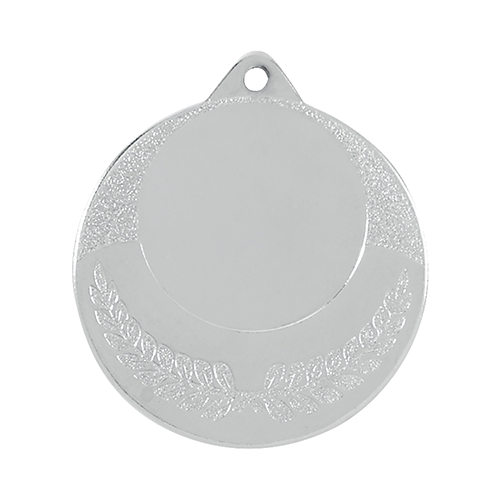 BS..82C Medaglia rotonda personalizzabile, in ferro, diametro 50 mm con incavo Ø 32 mm