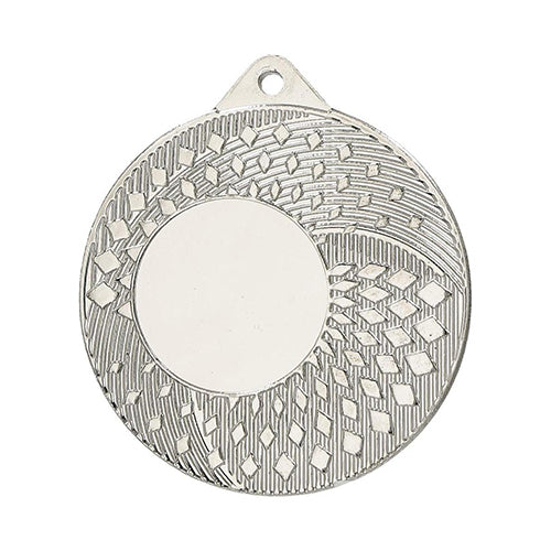 BT..42C Medaglia rotonda personalizzabile, in ferro, diametro 50 mm