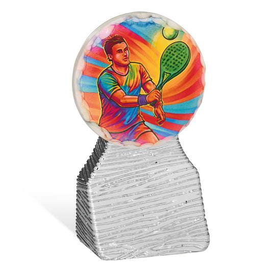 CB435 Trofeo soggetto padel in resina