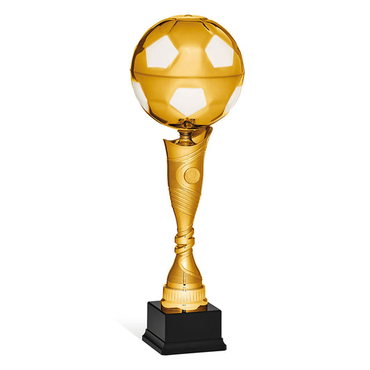CB437 Trofeo soggetto calcio in metallo