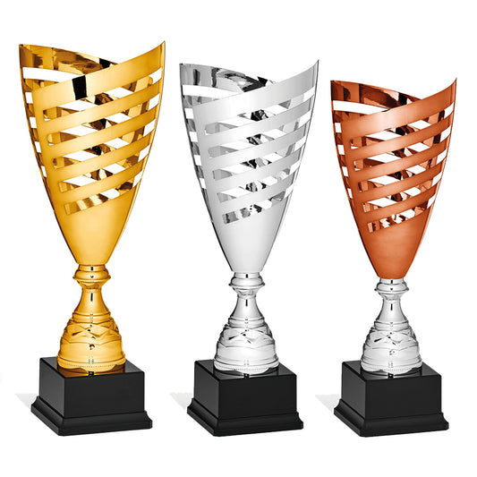 CD233 Coppa con tazza in metallo lavorazione laser