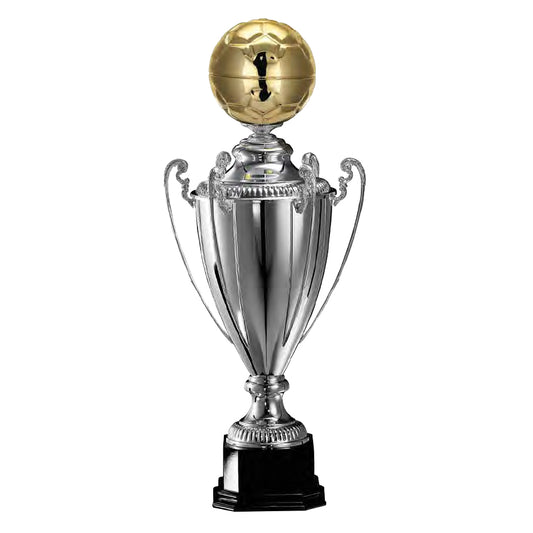CN022 Trofeo soggetto calcio in metallo