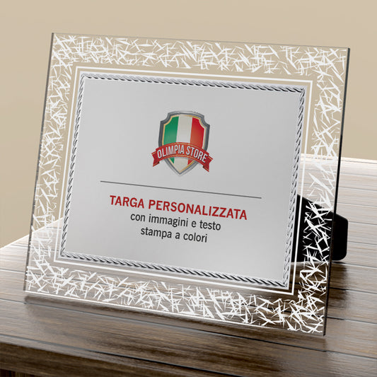 DN001 Portatarga in plexiglass