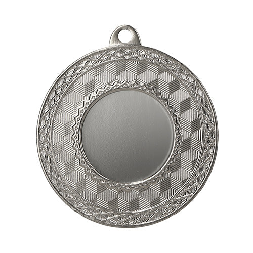 BT..09C Medaglia rotonda personalizzabile, in ferro, diametro 50 mm