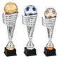 CB342 Trofeo soggetto calcio in metallo