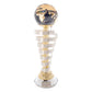 CP005 Coppa/Trofeo "Soraya" con globo in ceramica e rifiniture in oro zecchino