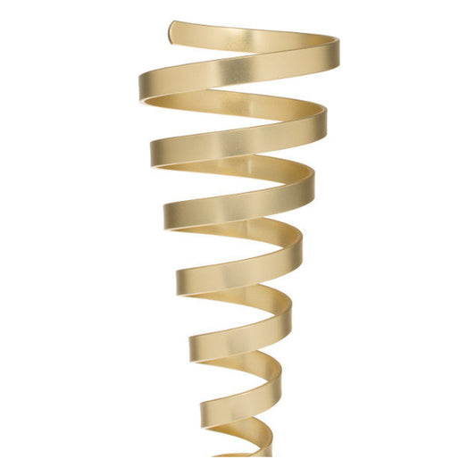 CP018 Coppa "Spiral" in metallo e base in rovere